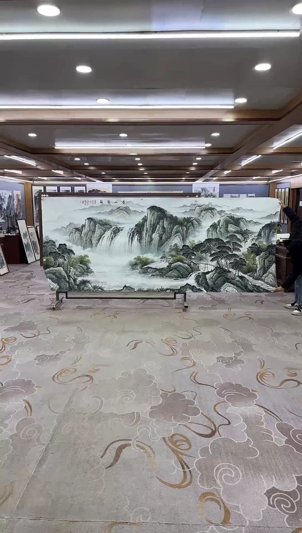 绘画Y-邵明义-大丈二-山水画