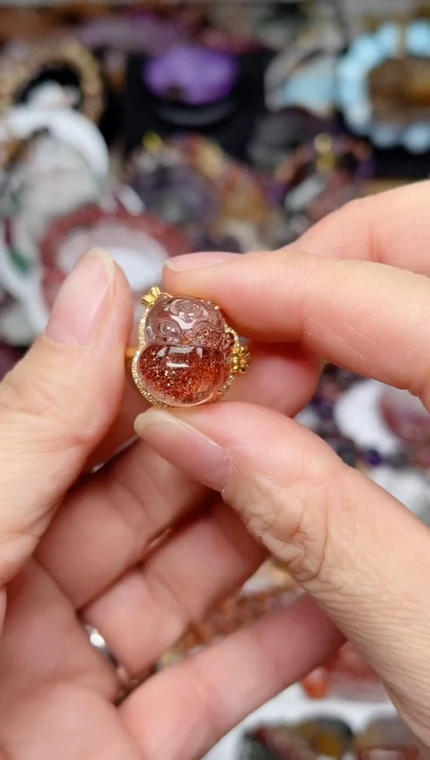 颈饰18K金镶嵌水晶【百晶灵儿】定制款