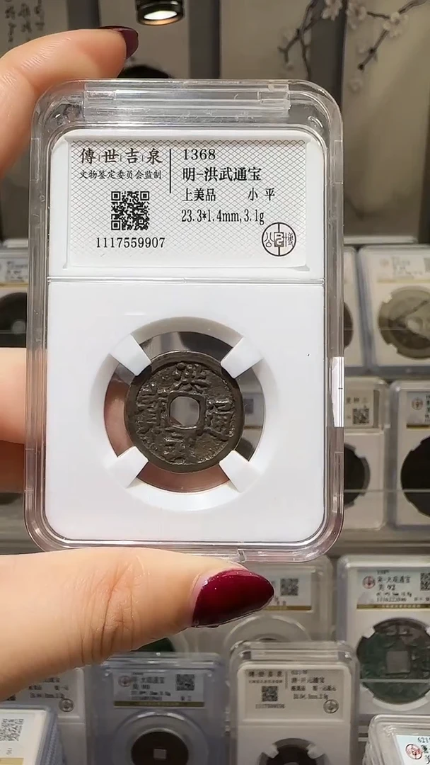 【闪购商品】铜YY洪武通宝公博评级59907