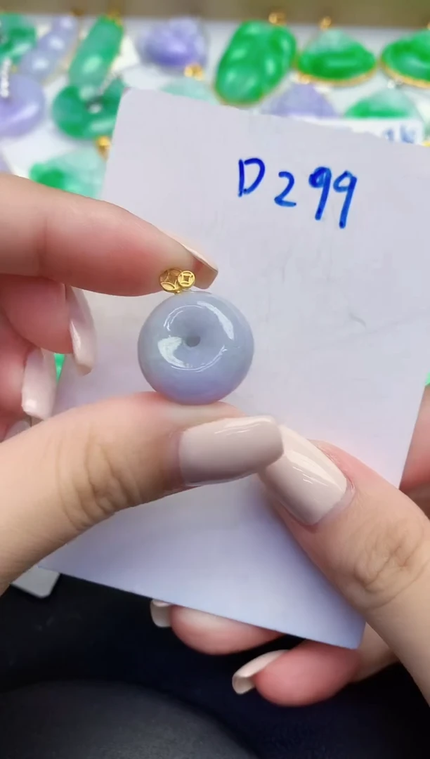 颈饰未镶嵌翡翠缅甸天然翡翠A货