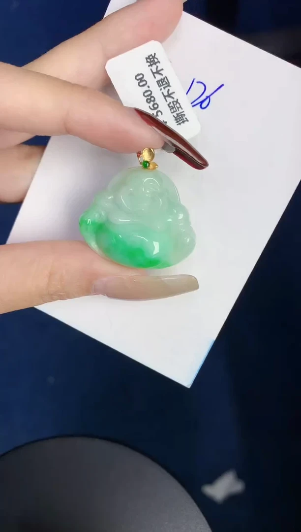 【闪购商品】翡翠颈饰18K金镶嵌00000000000