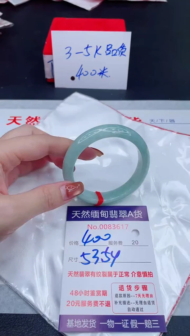 未镶嵌手镯翡翠400.00