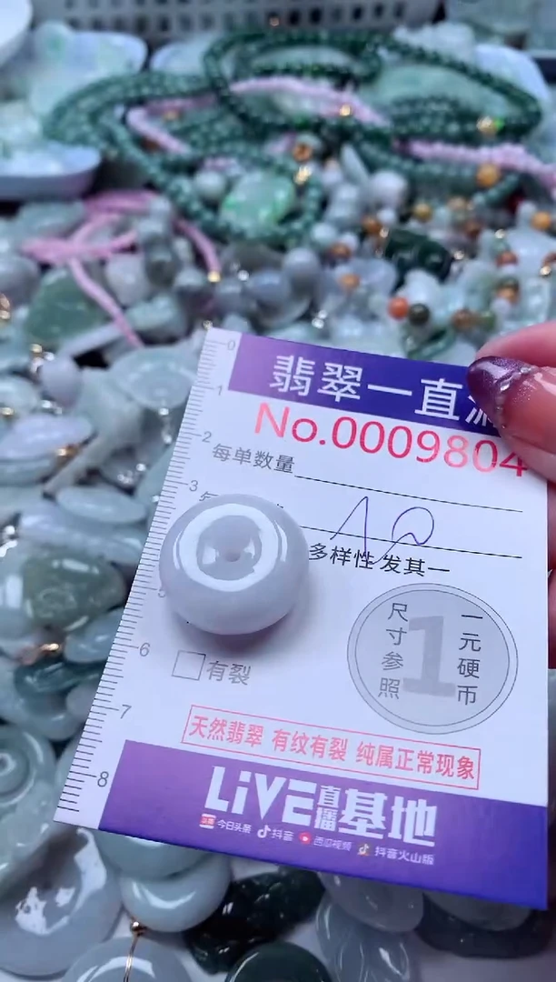 翡翠未镶嵌吊坠(不含链)9804