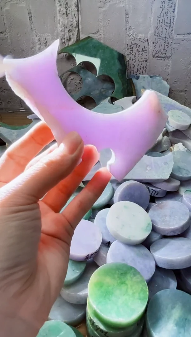 裸石翡翠天然翡翠A货496