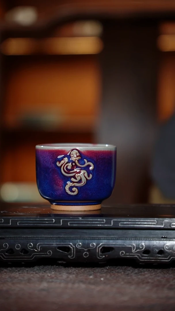 180-1螭龙罗汉杯（星航手制）