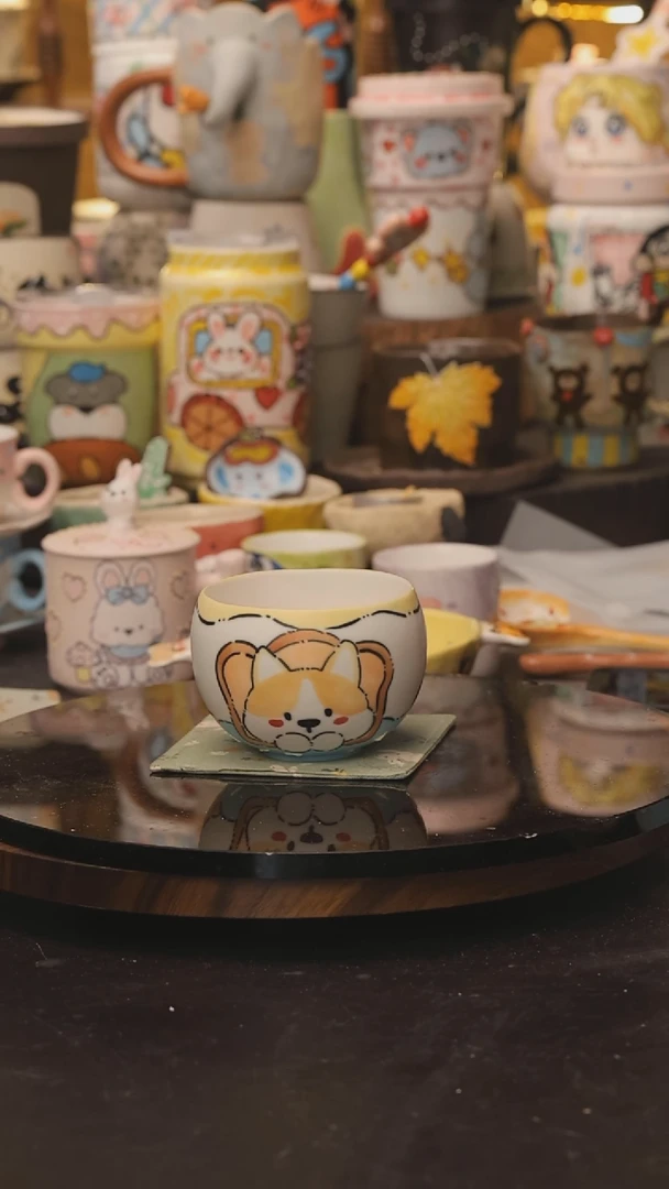 景德镇釉下彩绘设计师款式陶瓷