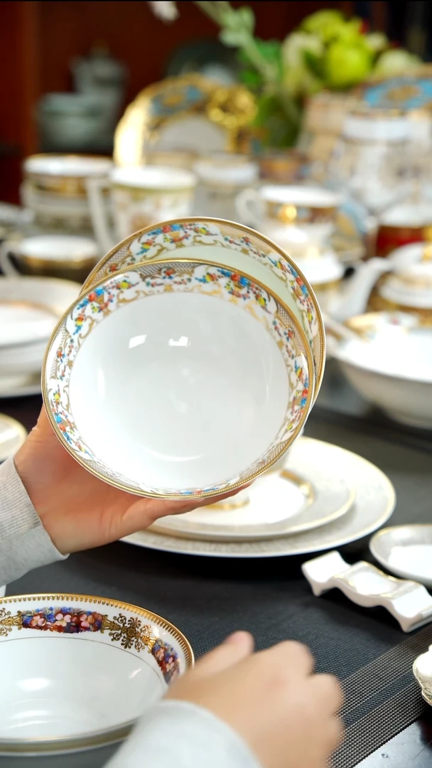 瓷片6英寸水果碗   2个