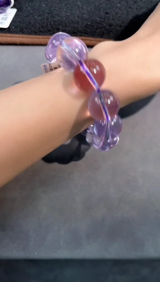 【闪购商品】紫晶手链未镶嵌11号玻利维亚紫水晶单圈16mm