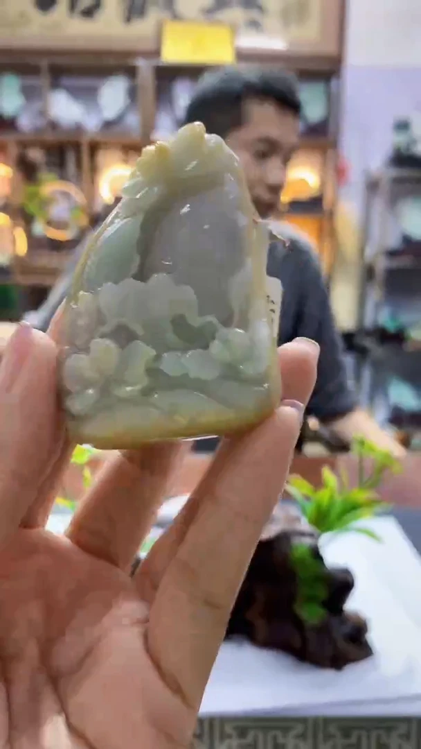 定制翡翠未镶嵌1024jj-毛货挂件28