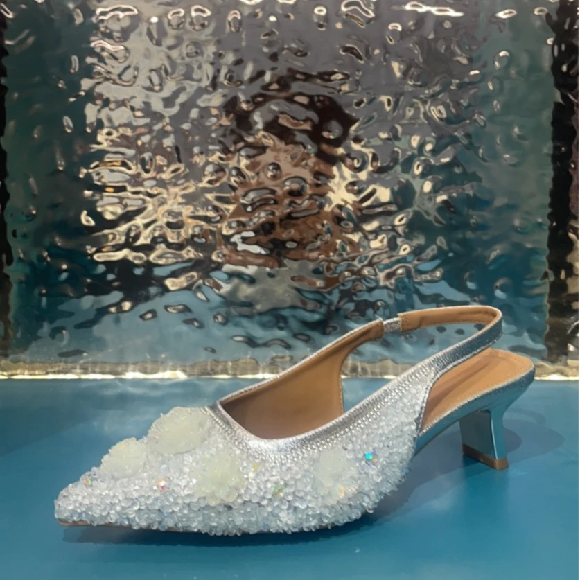 阿芙莎手工鞋A1新款时尚百搭小仙女尖头凉鞋