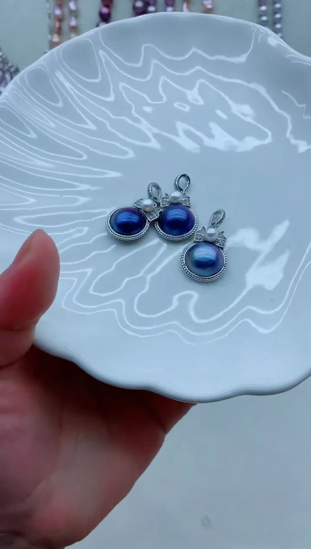 淡水珍珠合金吊坠(不含链)淡水珍珠吊坠多样性发其一