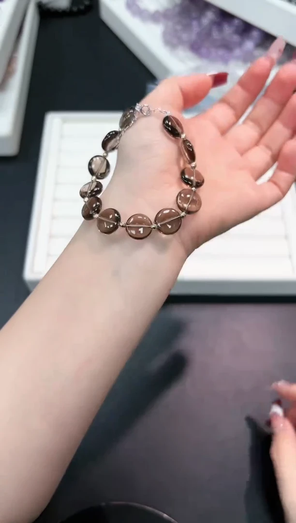 【闪购商品】水晶手串未镶嵌42f多样性发其一/1条默认微瑕