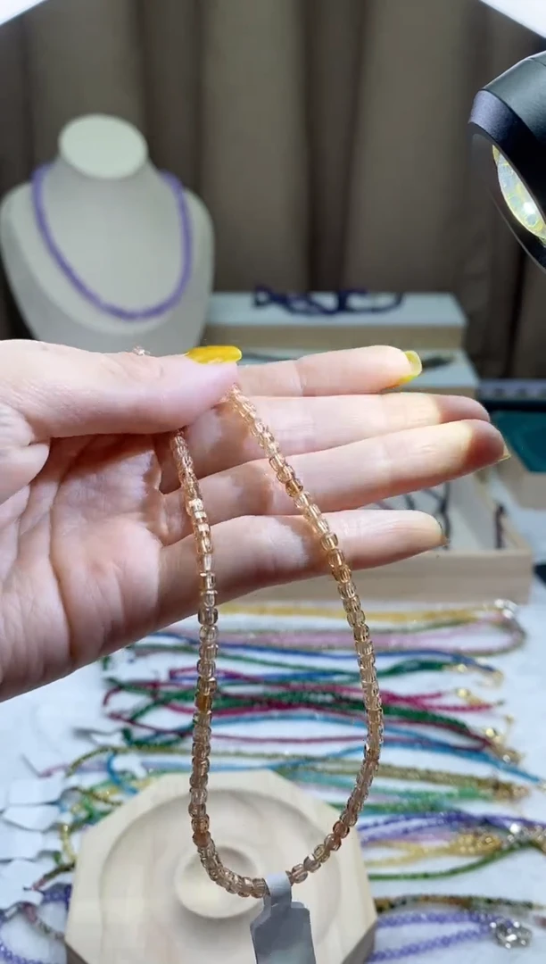 【闪购商品】碧玺项链14K金镶嵌诗颜甄选珠宝SYZB94