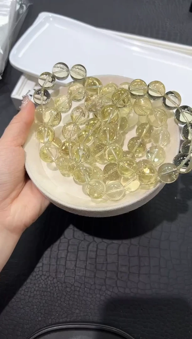 水晶手链未镶嵌39f多样性发其一【1条】默认微瑕16mm