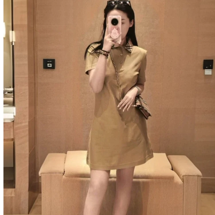 2025年POLO领短袖女士连衣裙 JZ01