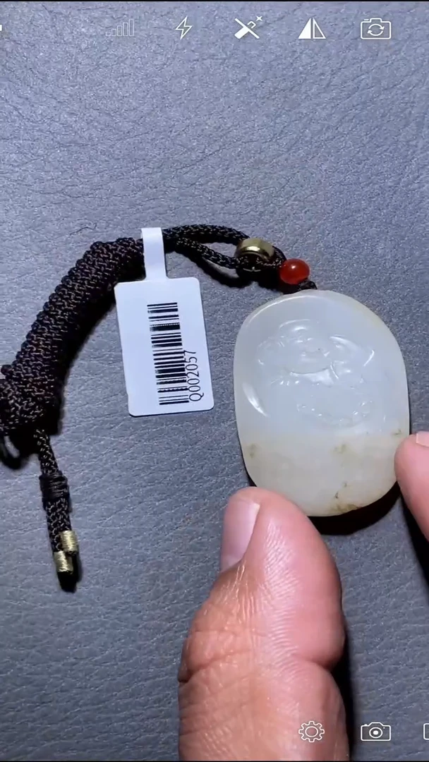 未镶嵌和田玉把件Q002057 佛公