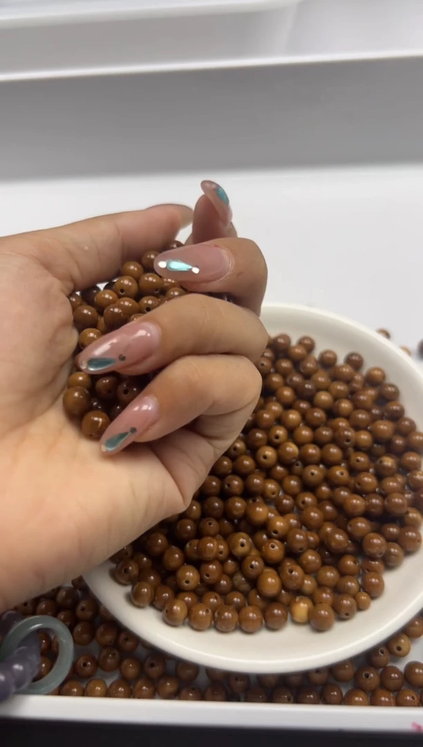 檀香木散珠 w839库克6mm*15