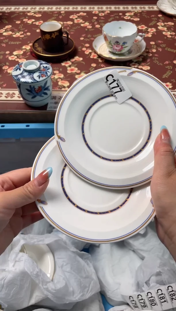 瓷片梅*瓷器瓷器C177