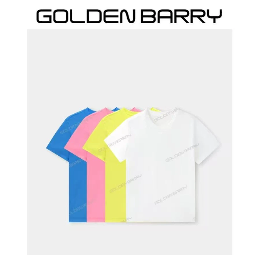 GOLDENBARRY|201958简约休闲时尚圆领百搭极简T恤