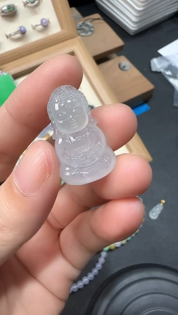 颈饰未镶嵌翡翠宝宝佛