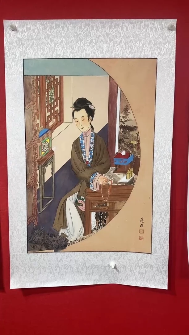 【闪购商品】国画LQY1347洋李庆友老师