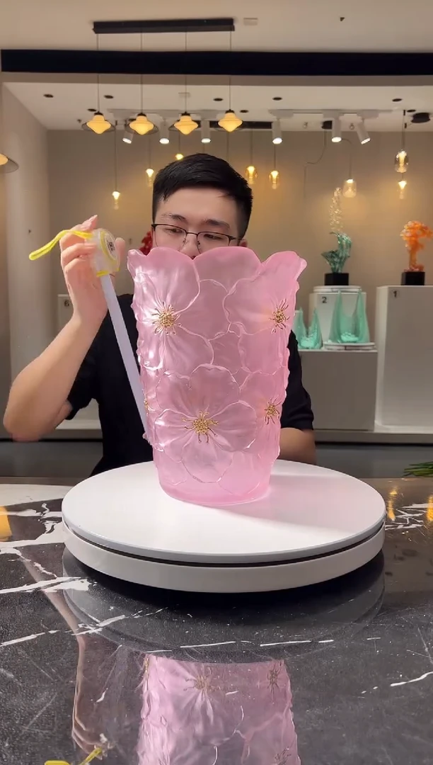 摆件巴比特美学 牡丹花花器
