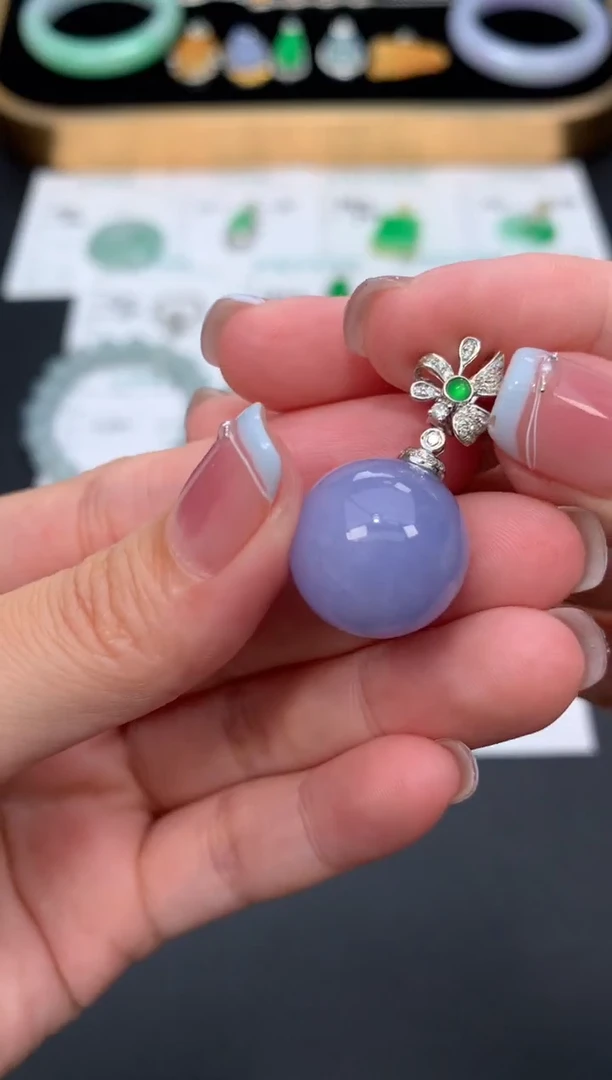 18K金镶嵌定制翡翠48小时鉴赏期 退货不扣服务费