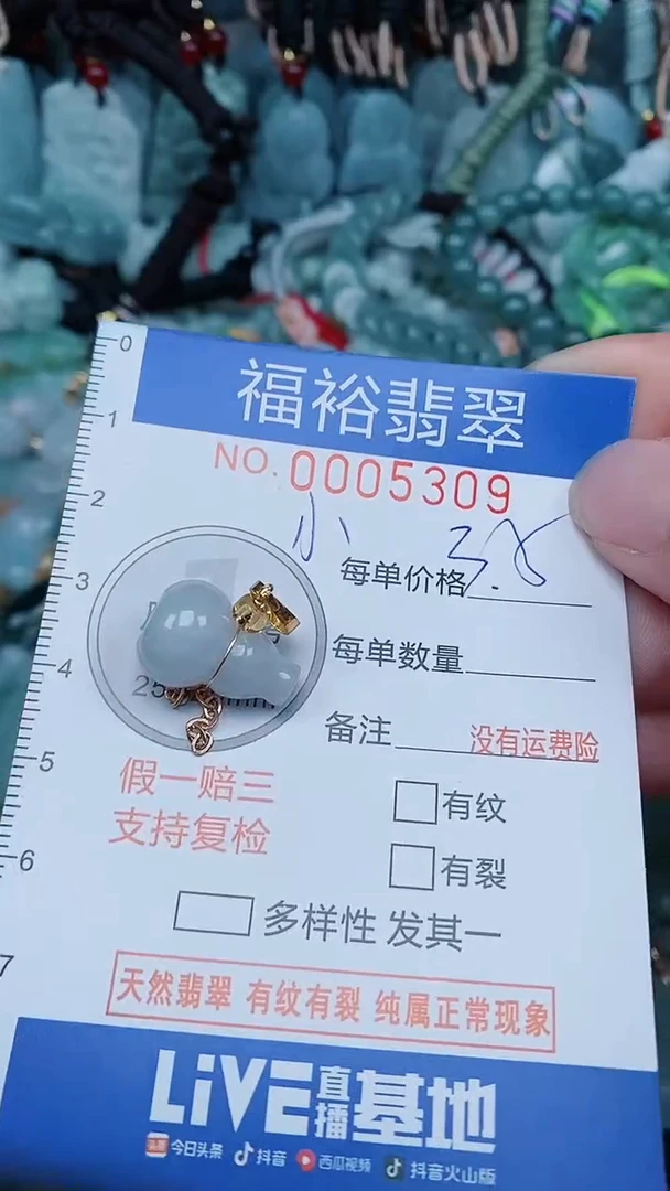 【闪购商品】翡翠颈饰未镶嵌...0005309