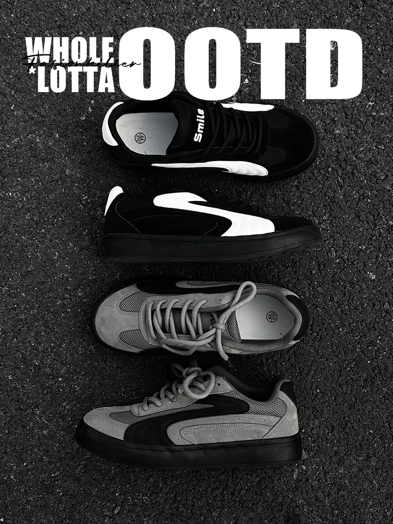 aoyo复古百搭时尚德训鞋Cleanfit低帮厚底休闲板鞋