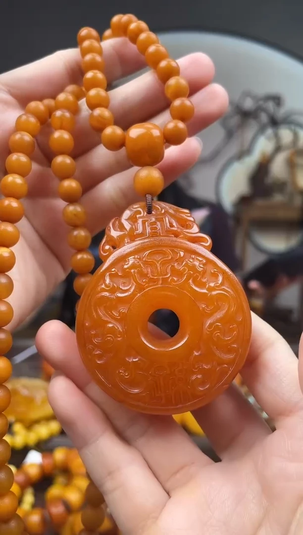 裸石琥珀未镶嵌首饰 假1赔4（多样性发货1件（微瑕