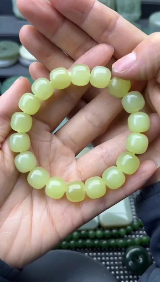 未镶嵌和田玉珠宝半成品手串