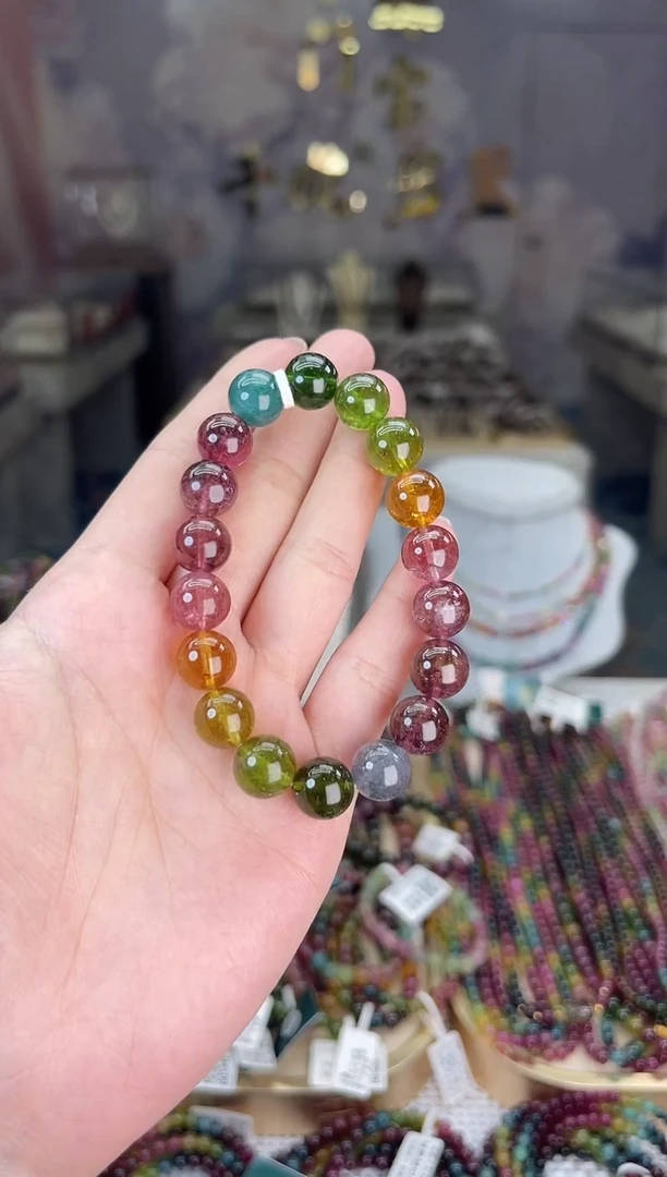 【闪购商品】碧玺/未镶嵌10mm+碧玺单圈多样性发货