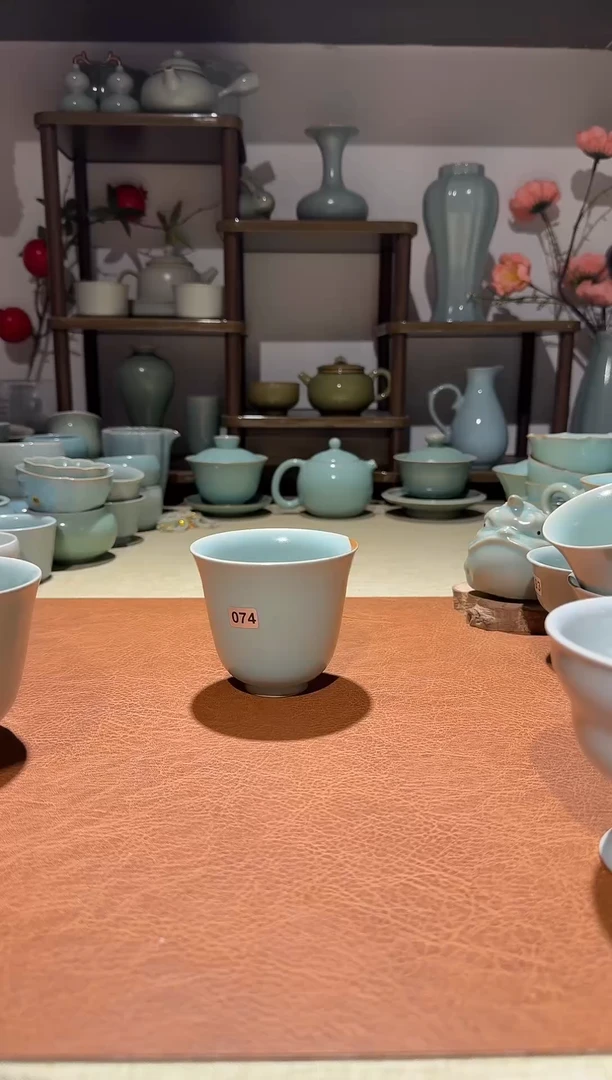 杯子瓷074全手大铃铛杯 主人杯品茗杯酒杯 仿古釉瑕疵