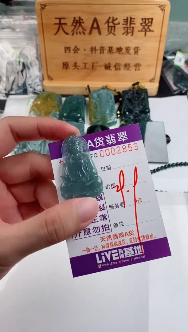 颈饰未镶嵌翡翠 多样性随机一件发货 素衣观音29.9