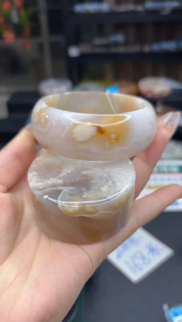 石英质玉手镯未镶嵌147(60圈赠送镯心)