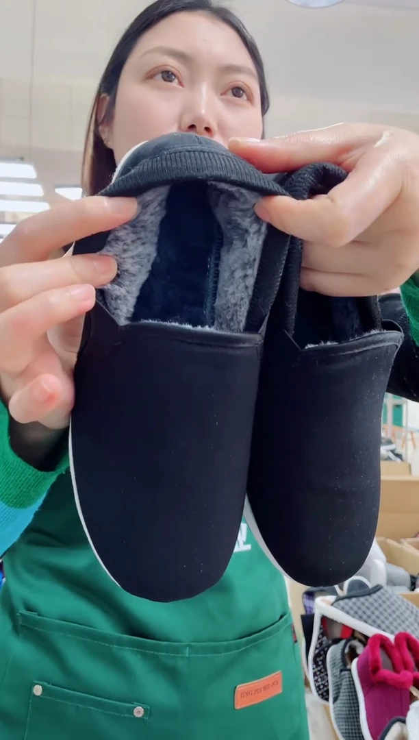 千层底+贴片黑松紧棉鞋42码