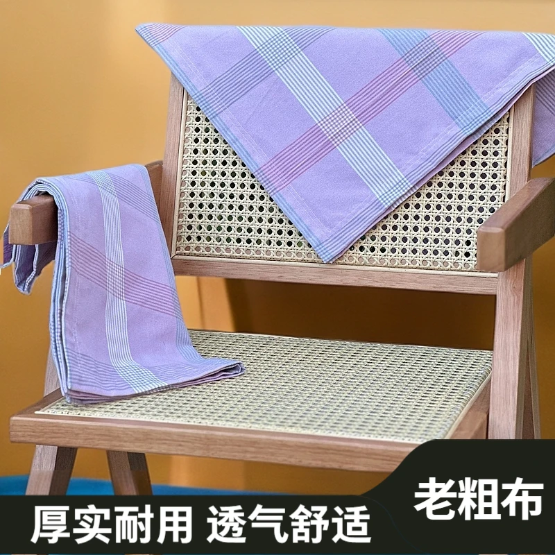 木蘭摇非遗土布透气吸汗纯棉亲肤裸睡老粗布枕套