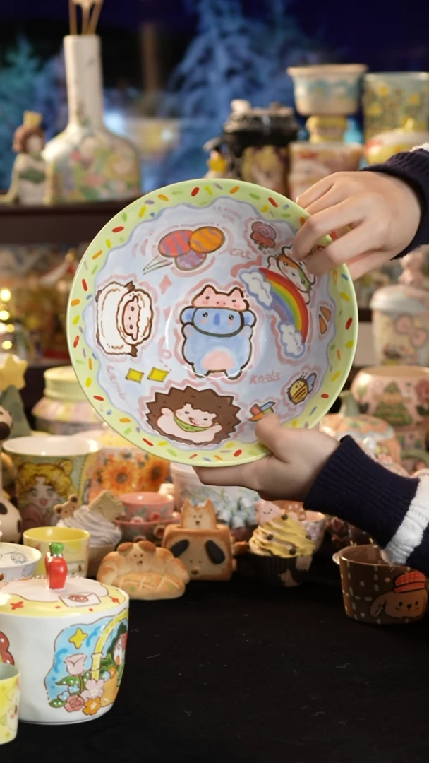 其他陶景德镇釉下彩手绘设计师款陶瓷