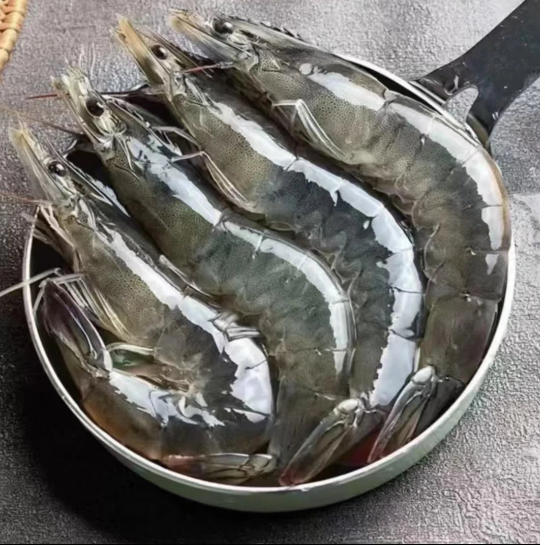 ES【30-40大虾】肉质鲜嫩大个头海水大虾单只15~18cm一盒4斤50~60只