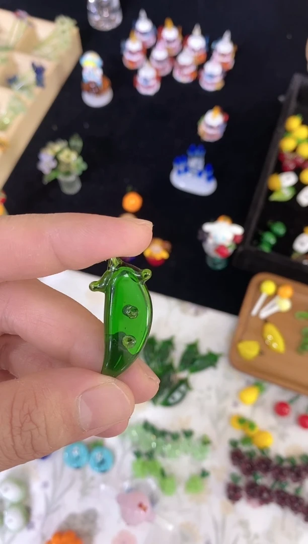 琉璃手工艺品豌豆