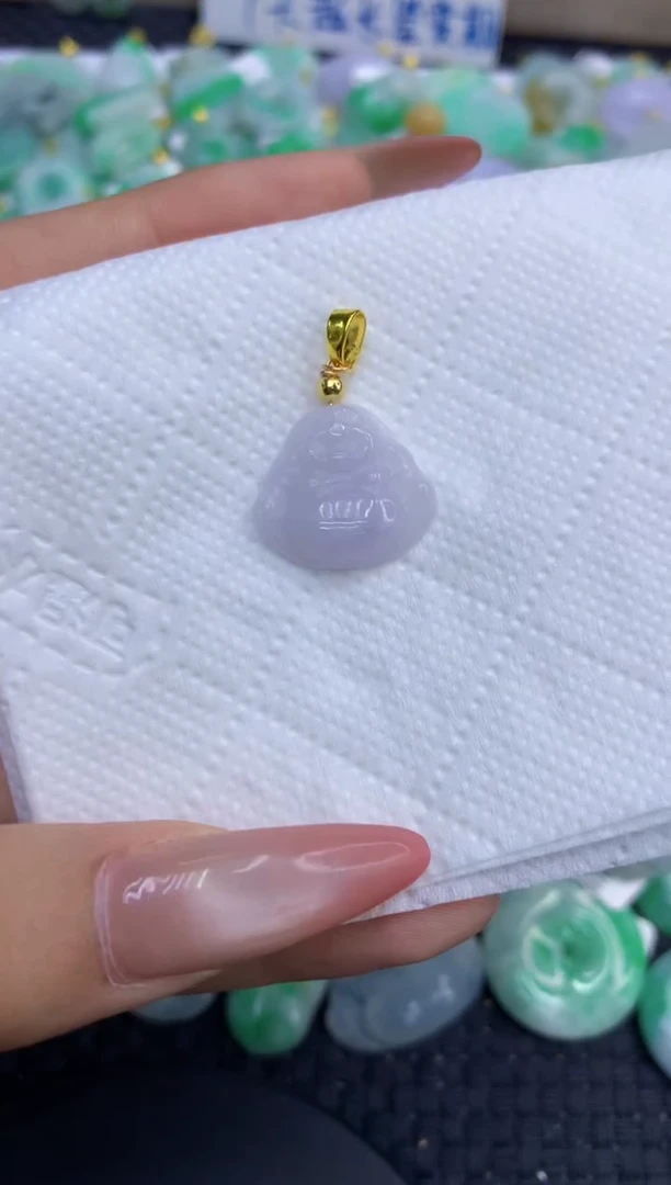 颈饰未镶嵌翡翠天然缅甸A货翡翠