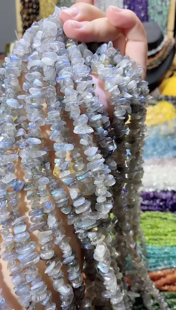 未镶嵌珠宝半成品水晶灰月光