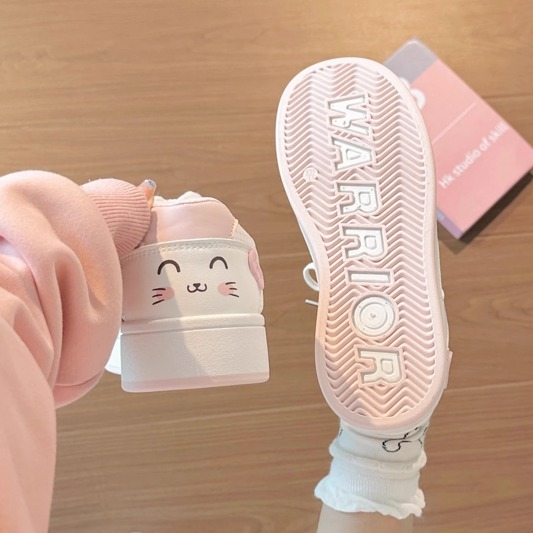 回力可爱猫猫板鞋女款2025秋冬新款软底户外休闲鞋高颜值小白鞋女