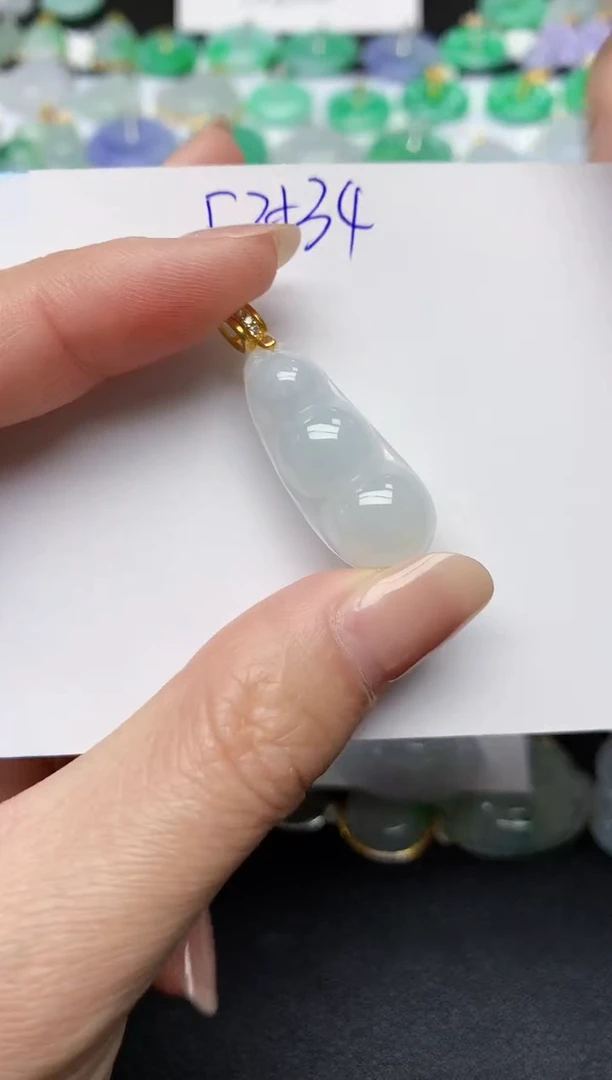 颈饰未镶嵌翡翠天然缅甸A货翡翠百元以上9元证书费自理