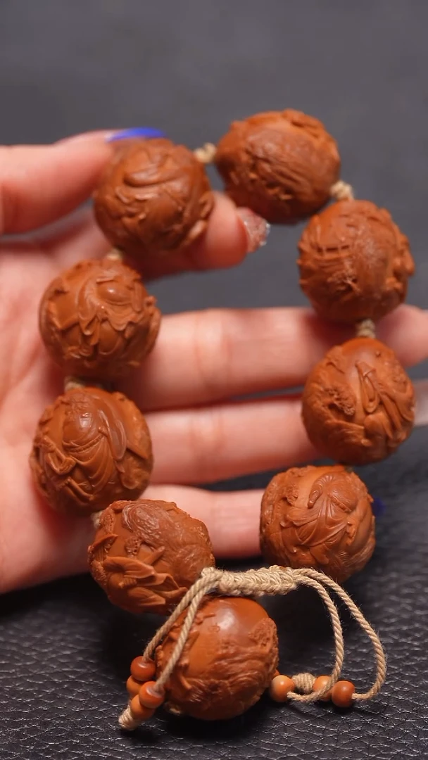 手串橄榄核2.5风景钟馗