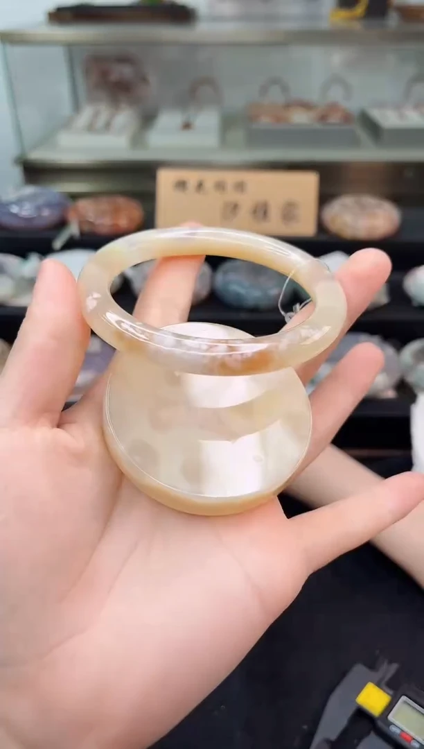 未镶嵌手镯石英质玉63圈口（赠品镯心）6508148