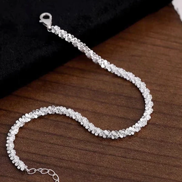 YZ091 满天星手链 银色精品手链 无礼盒