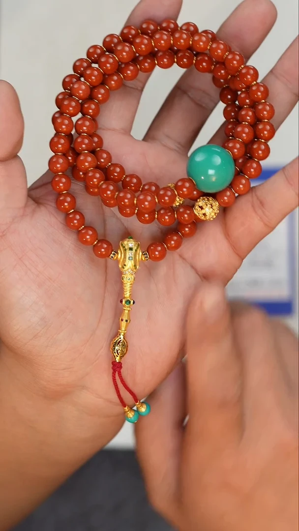 【闪购商品】南红玛瑙脖挂未镶嵌南红脖挂