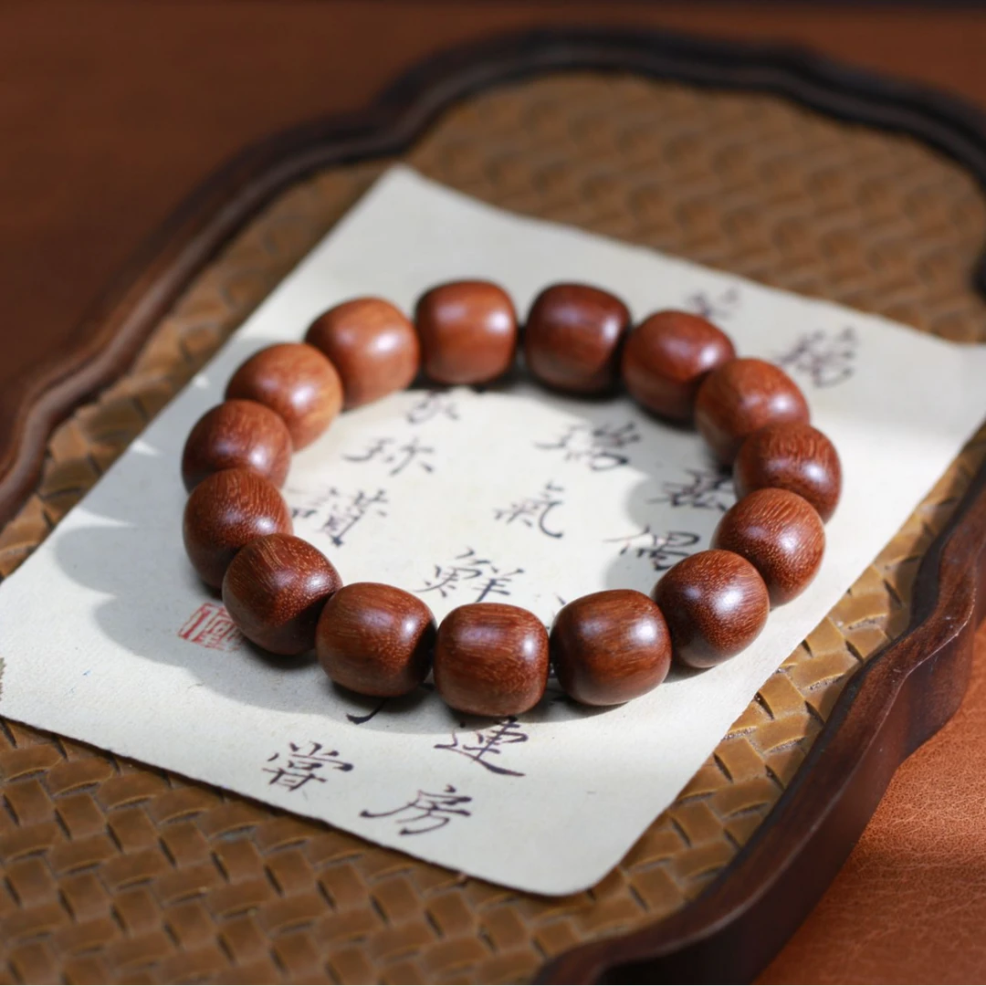 【曹总文玩】15mm文玩沉香木串手链FZ937