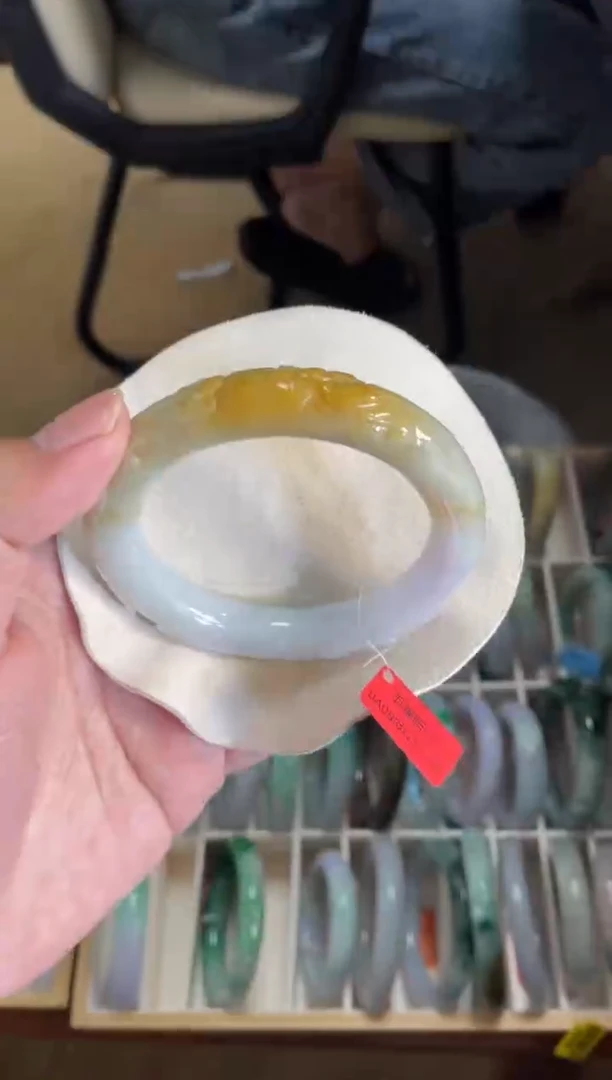 未镶嵌手镯翡翠正圈60